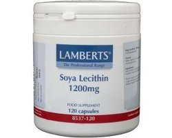 Lamberts Soya Lecithin 1200 mg - 120 Capsules - Voedingssupplement - 120 stuks