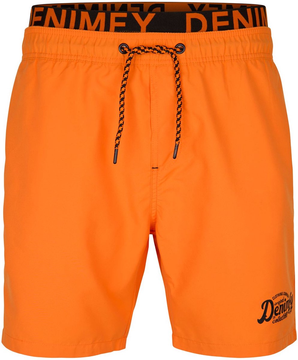 DENIMFY Heren Short DFNeo bequem Oranje 4XL Volwassenen Zwembroek Zwemshort — afbeelding 10