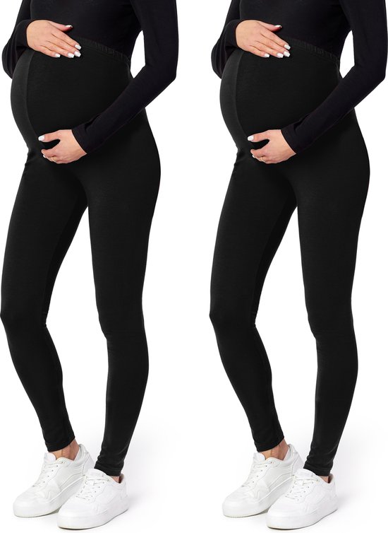 VERO MODA MATERNITY flared zwangerschapslegging VMMLAVENDER zwart