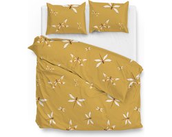 Zohome BjÃ¶rn Dekbedovertrek - Extra breed - 260x200/220 cm - Yellow