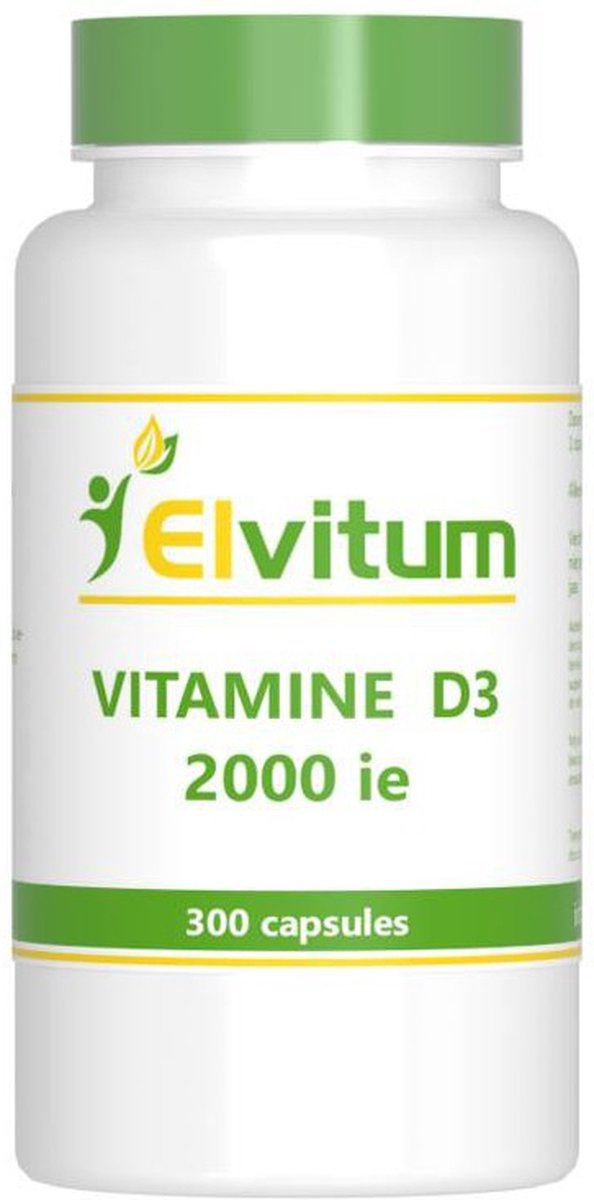 Elvitum Vitamine D3 2000IE Capsules 300CP