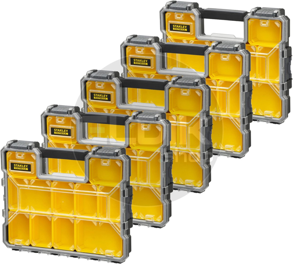 STANLEY 1-97-519 5 x FATMAX Pro Organizer Ondiep 446 x 357 x 74 mm