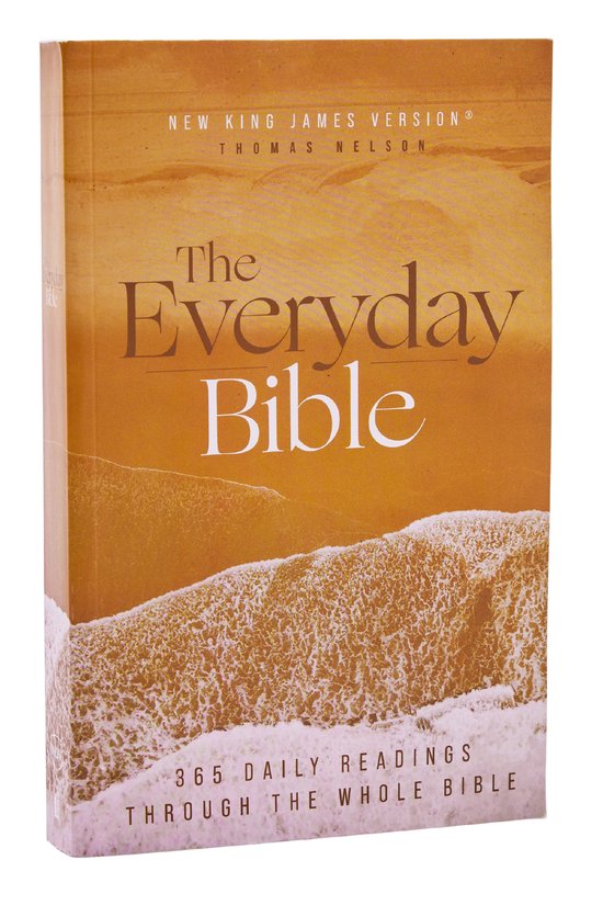 NKJV, The Everyday Bible, Paperback, Red Letter, Comfort Pri ... - cover