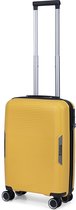 Bol.com TravelZ Swinger Handbagage koffer 55cm - Sterke Lichtgewicht Trolley met TSA-slot - Geel aanbieding