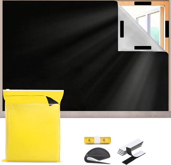 BKSAI Magnetische verduisterende gordijn voor binnen voor ramen