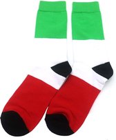 Sokken Italiaanse Vlag - Katoen - Unisex - Schoenmaat 38-45