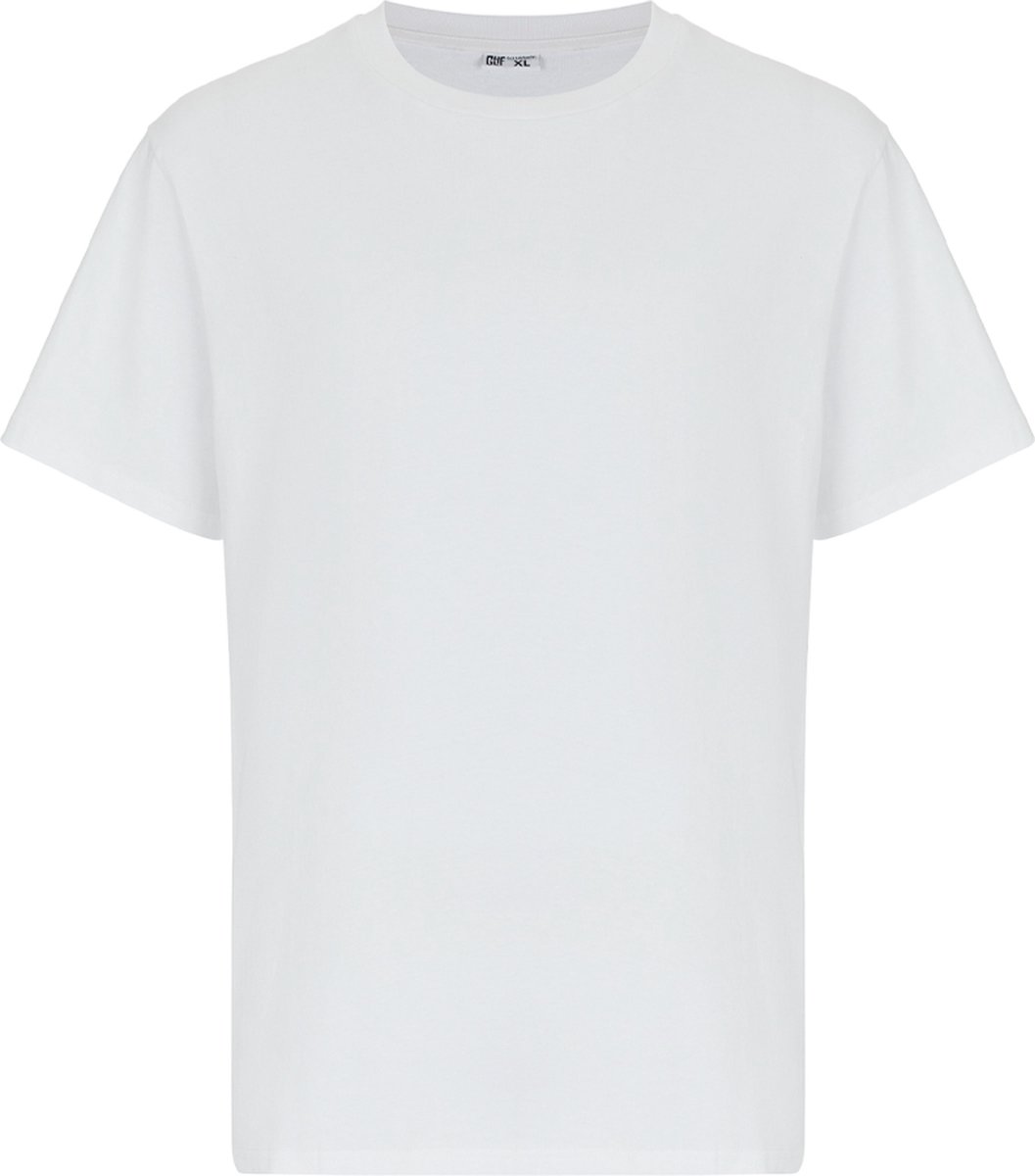 FragON - Basic T-shirt - Wit - Maat 3XL