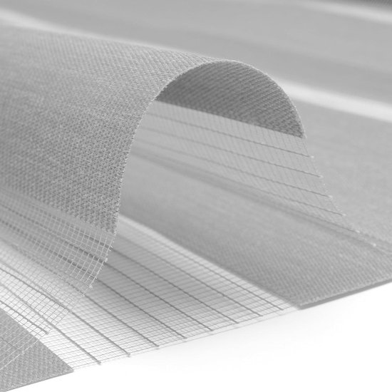 Dag- en Nachtjaloezieën 100 x 205 cm Dubbellaags Rolgordijn met UV Bescherming voor