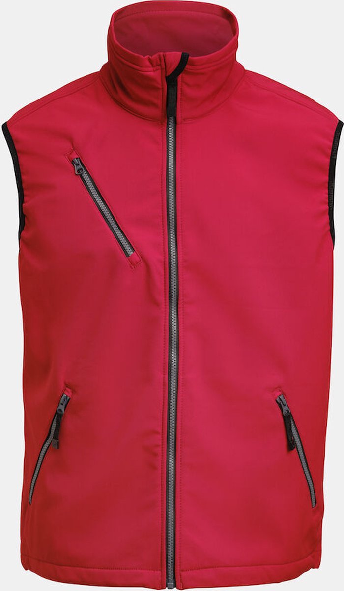 Jobman 7502 Softshell Vest 65750271 - Rood - S