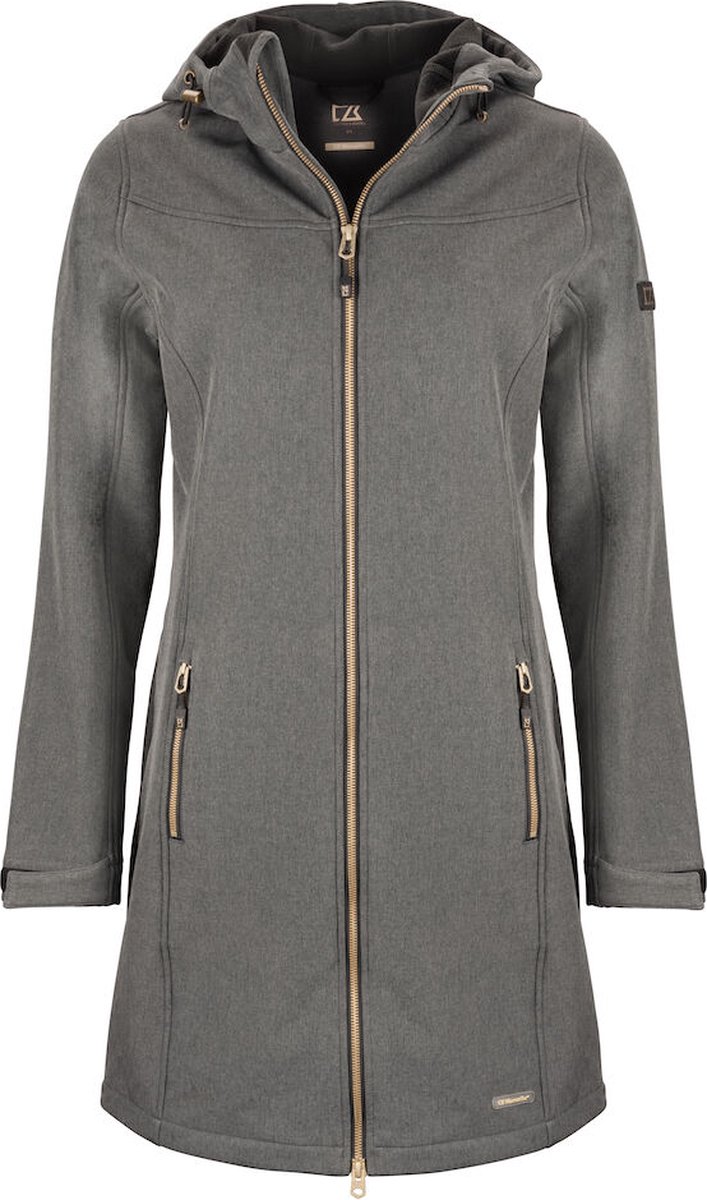 Cutter & Buck Whittier Jacket Dames 351457 Melange Antraciet