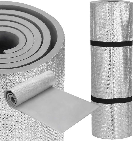 Tapis De Camping Isolant Aluminium – Tapis De Couchage Léger Étanche Pour Plage, Pique-Nique, Randonnée Et Tente