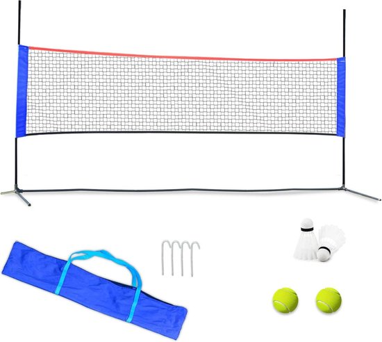 Filet De Badminton Extérieur – 6,1 M De Long, 76 Cm De Haut – Solide Et Portable – Pour Volley Et Tennis