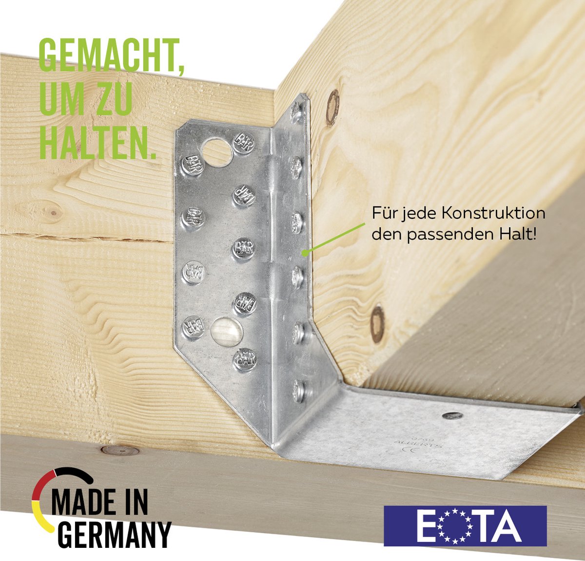 Alberts 863111 balkdrager | type A | sendzimir verzinkt | 76 x 152 mm | set van 25
