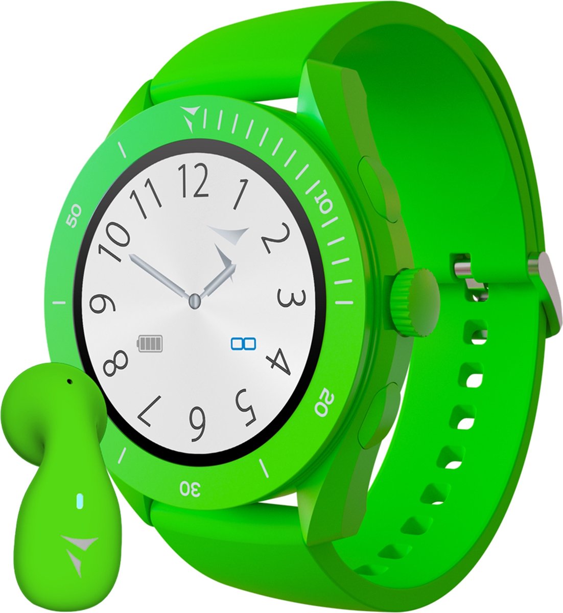 Smart Horloge Young Dark Green Bundle
