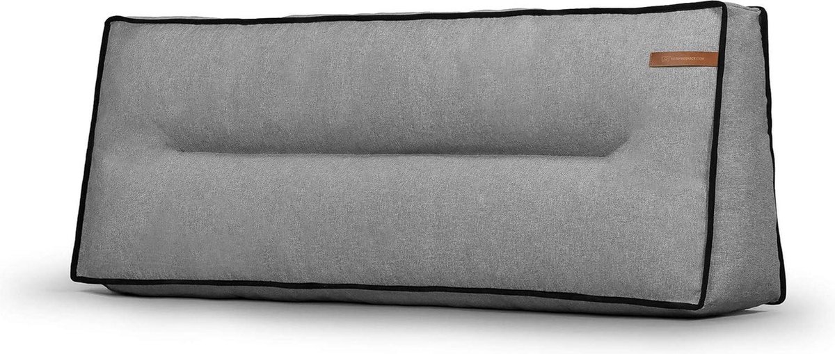 Stijlvolle lichtgrijze palletkussenset met ritssluiting, UV-bestendig en wasbaar. Perfect voor Oslo R exproduct palletkussens.