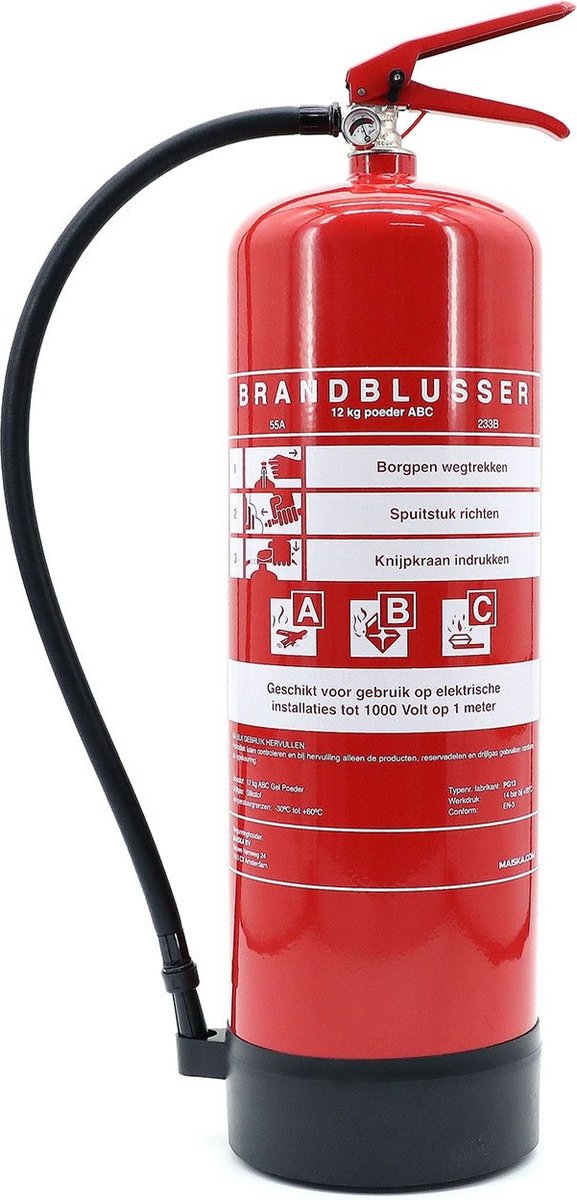 Poederblusser 12 kilo