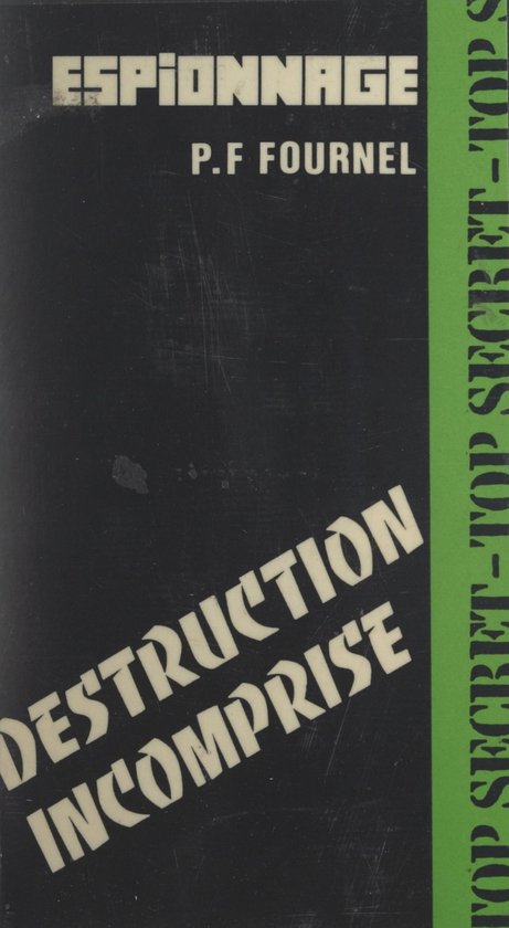 Destruction incomprise - cover