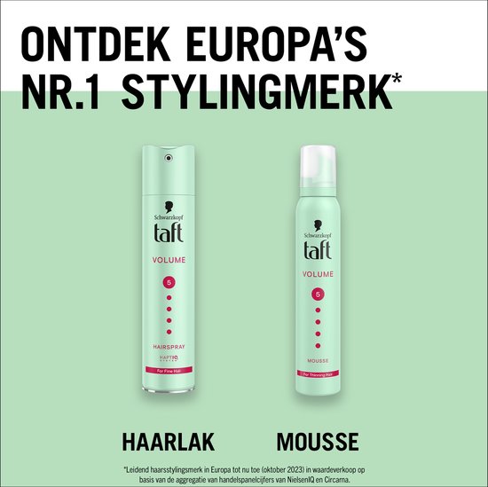 Taft True Volume Mega Strong Spray - Haarstyling - Haarspray - Langdurige Fixatie - Fijne Haartypes - Voordeelverpakking - 6x 250 ml