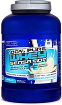 First Class Nutrition - 100% Whey sensation (Vanille - 2000 gram) - Whey Protein - Eiwitpoeder - Eiwitshake - Proteine poeder - 66 shakes