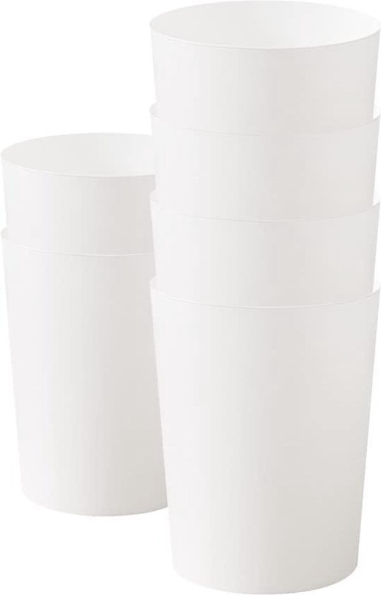 Cetomo 7.2L 3-Set Afvalmand - Wit | PRULLENBAK | Wij helpen je kiezen