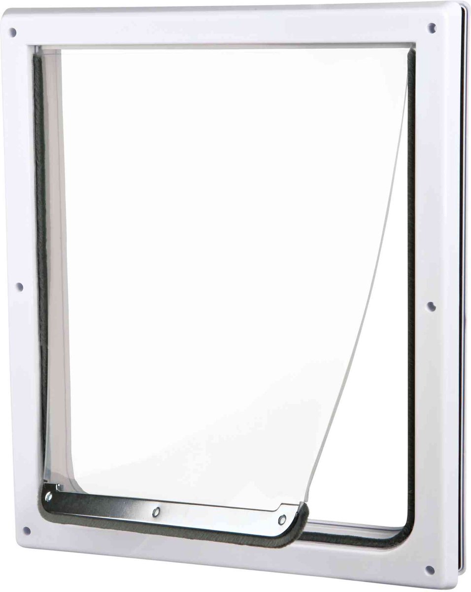 Trixie hondenluik 2-wegs Wit M-XL 39 x 45 cm