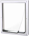 Trixie - 2-Weg Hondenluik - Wit - M-XL - 39X45 cm