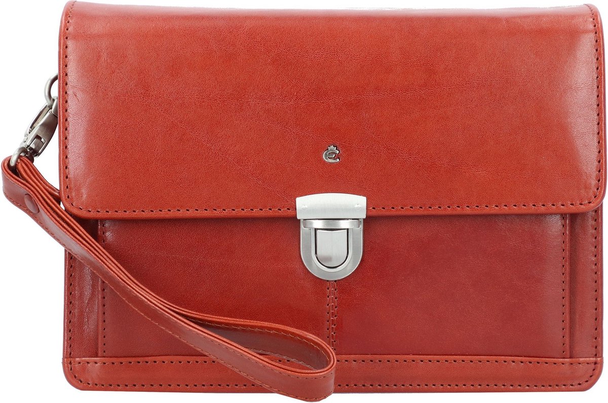 Esquire Polstas Utensil zak Toscana Wristlet Bag Brown Bruine