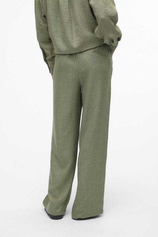Pantalon Vero Moda Vmmelaney Hw Loose Pant Wvn Ga Noos 10316385 Couronne de laurier/mélange Taille femme - XS