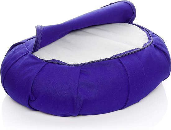 Samten Meditatiekussen Halve Maan Blauw kopen? ✔️ Tot 50% korting