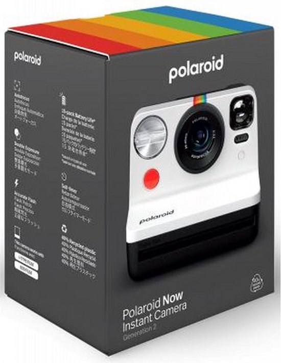 Polaroid Now Generation 2 | Black | Instant Camera