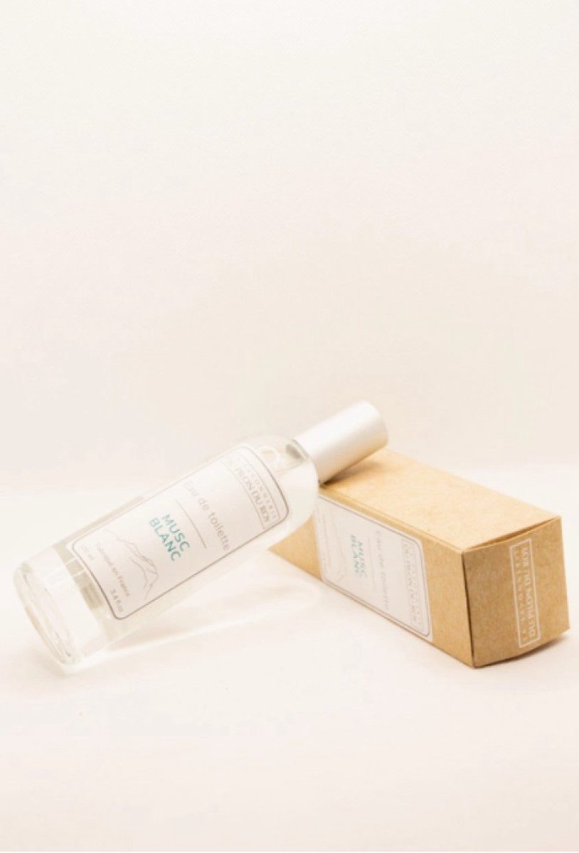 Goedkoopste Biologische Eau de toilette Witte Muskus - gemaakt in Frankrijk - fruitig - sensueel - tonisch 100ml