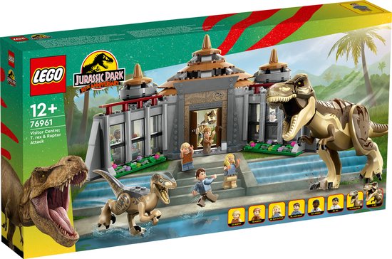LEGO Jurassic - Centre d'accueil : T. rex et Raptor Attack 76961