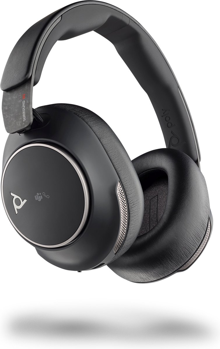 Poly Voyager Surround 80 UC Microsoft Teams Certified USB-C Headset + USB-C/A-adapter
