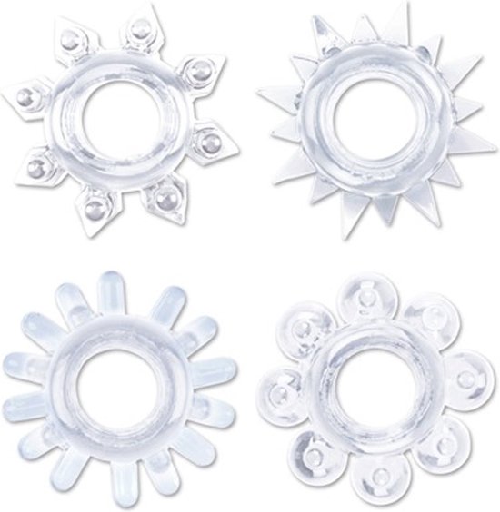 CHISA - Set d'anneaux péniens -clair