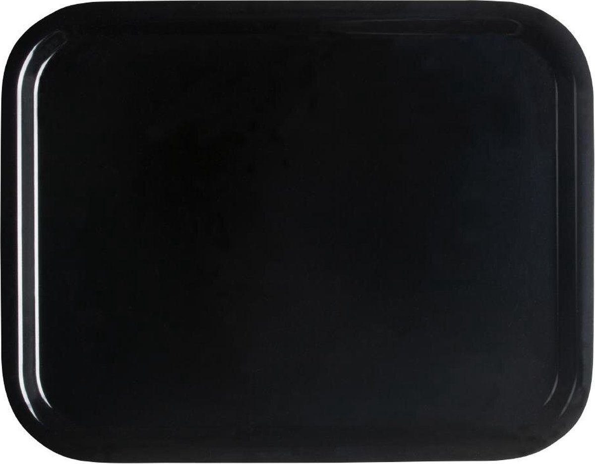Cambro Capri Dienblad Glad Oppervlak Zwart 320x530mm - CX370 - Horeca & Professioneel