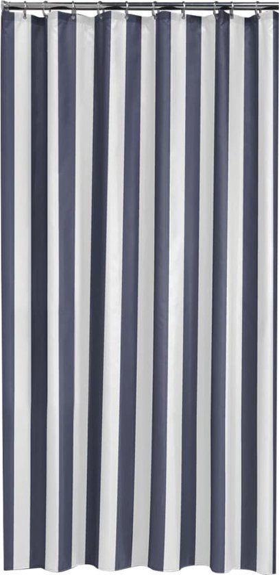 Sealskin douchegordijn Linje - 180x200 cm - Blauw