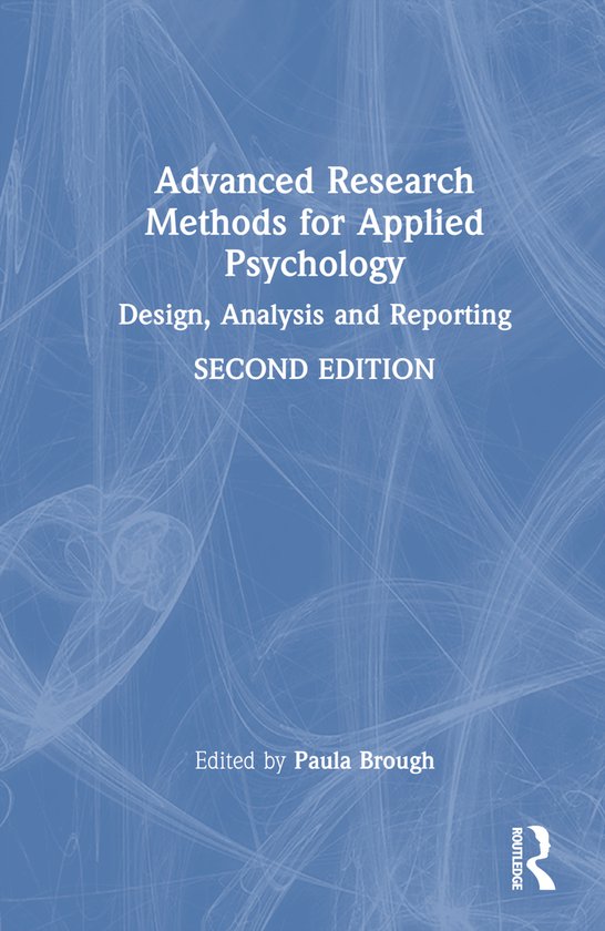 Advanced Research Methods for Applied Psychology - cover