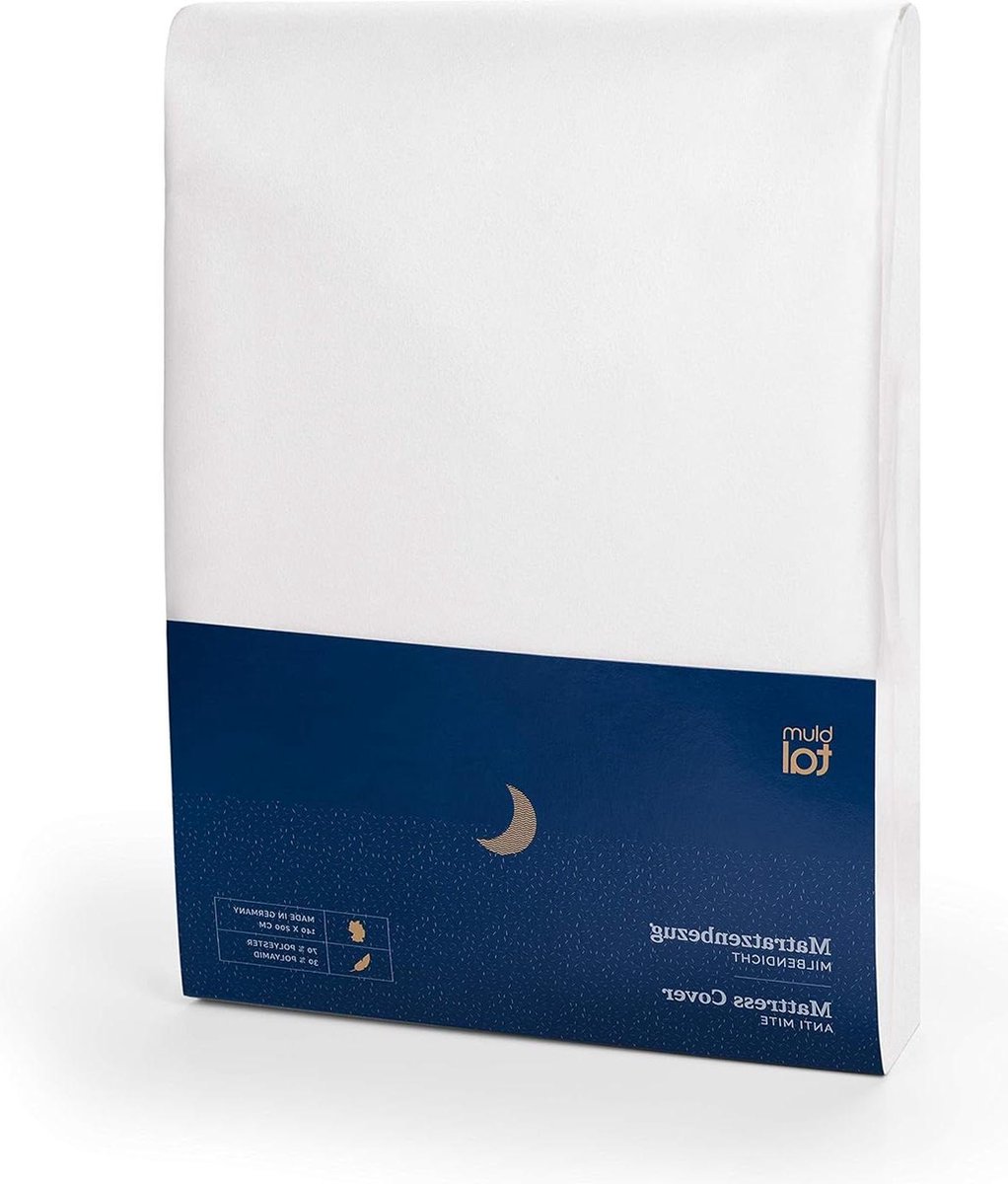 Waterdichte matrashoes 100 x 200 x 20 cm - ademend - 2-pack matrasbeschermers met spankrachtbevestiging