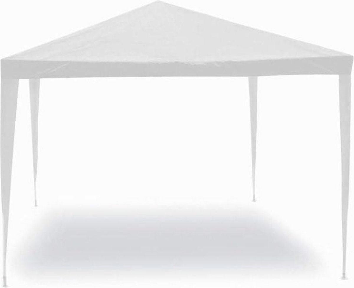Paviljoen eenvoudig 3 x 2 m wit Bianco 15x15x104 cm - GARDEN FRIEND