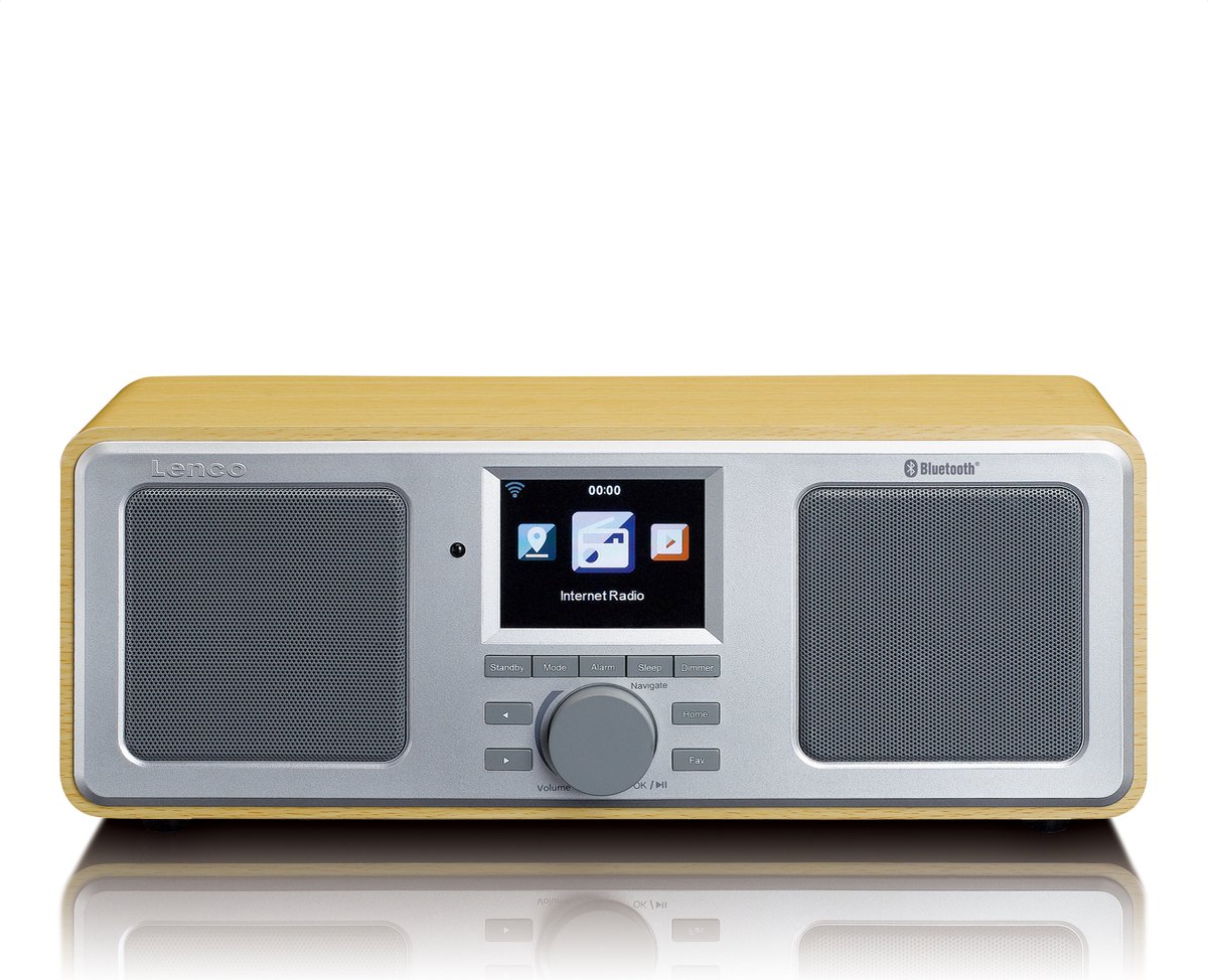 Lenco DIR-150WD - Radio - Internet radio - Bluetooth® en USB - Hout