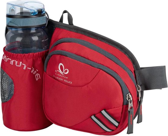 SGZIOO Hydratievest voor trailrunning, verstelbaar, reflecterend, licht, voor dames en heren, wandelen, marathon, fietsen