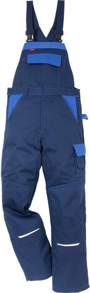 Kansas Icon Two Baumwoll-Latzhose 1009 KC Marine/Königsblau-C52