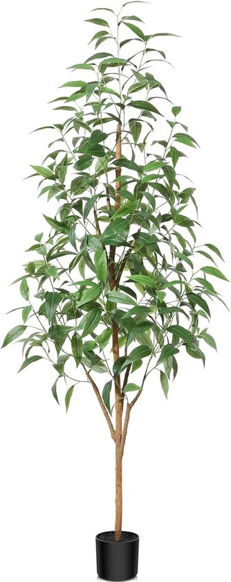 Premium kunst eucalyptus guirlande 2 stuks 180 cm - trouwdecor