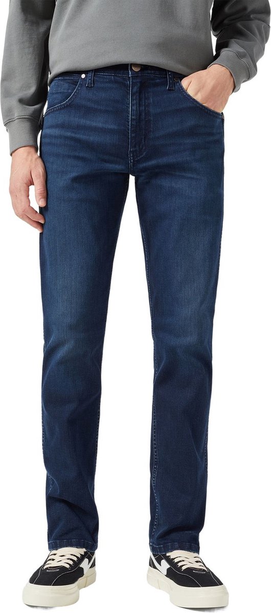 Wrangler Greensboro Heren Regular-fit Jeans Wild Horse Blauw