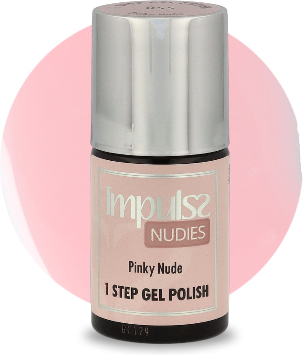 Goedkoopste Impulss Gellak Gel Polish Nudies - Gel Nagellak - Verhardende werking - Pinky Nude - 7 ml