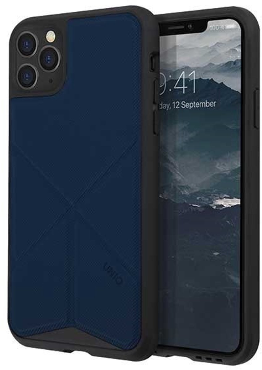 UNIQ Transforma Back Cover hoesje voor Apple iPhone 11 Pro Max - Blauw