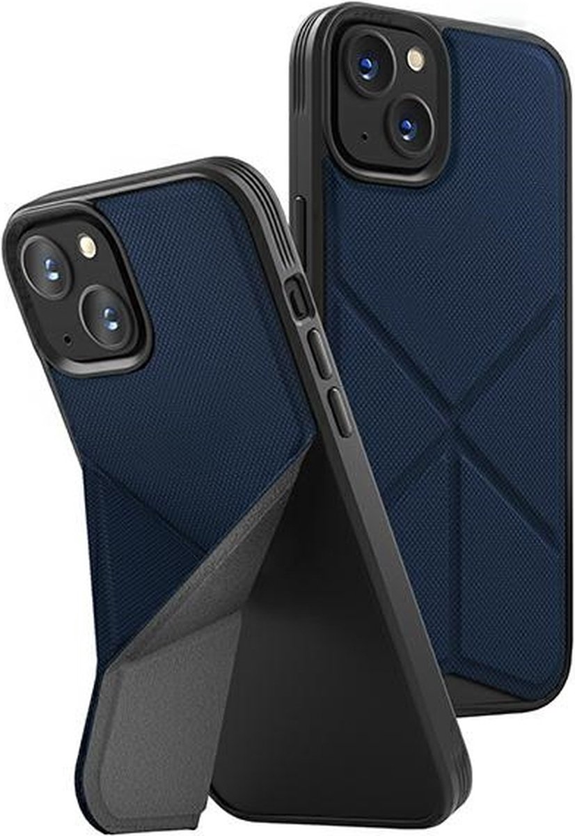 UNIQ Transforma Back Cover hoesje met MagSafe voor Apple iPhone 15 Plus/14 Plus - Blauw
