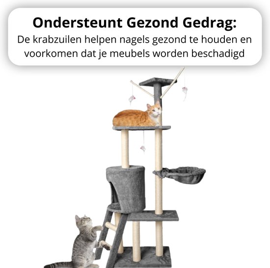 VETRESKA Kattenkrabpaal, cactus krabpalen voor binnen