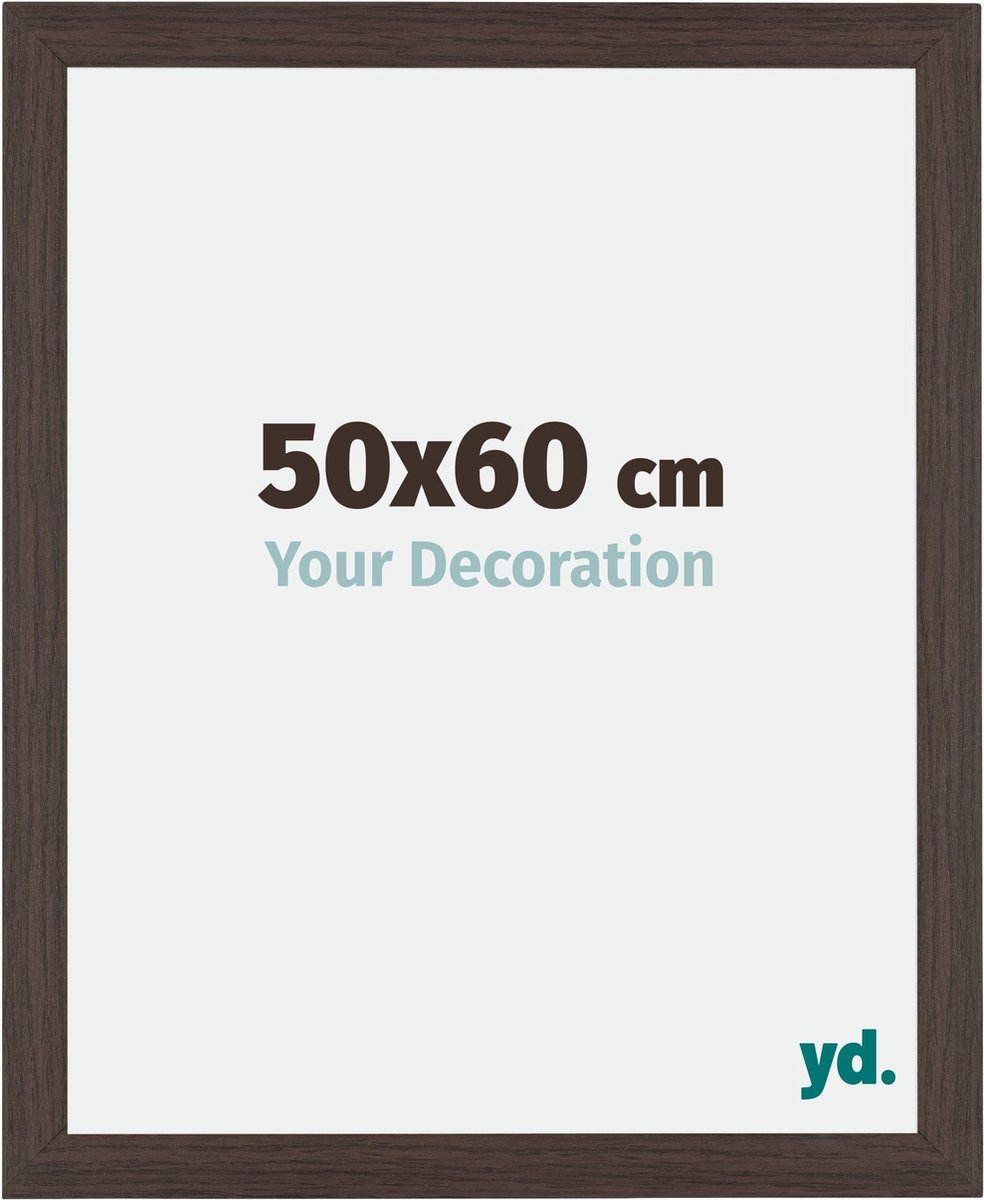 yd. Your Decoration - Fotolijst 50x60 cm - MDF - Eiken Donker - Mura