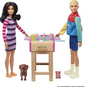 Bol.com Barbie Mini Playset Voetbaltafel Met Hondje aanbieding